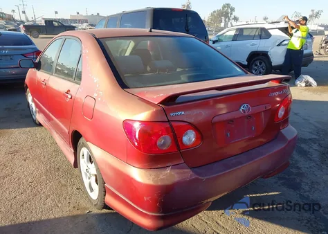 2005 Toyota Corolla Xrs z USA, uszkodzony, nr VIN 2T1BY32E15C395069